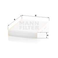 Фильтр салона MANN-FILTER CU 27 009